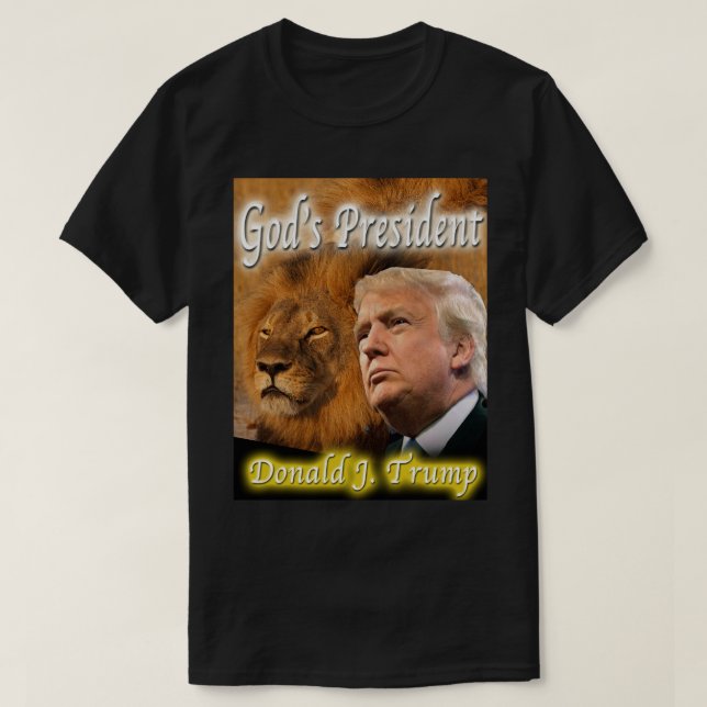 Der Präsident des Gottes T-Shirt (Design vorne)