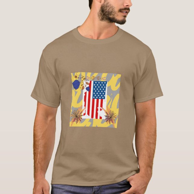 DER PRÄSIDENTENTAG AMERIKAS, T-Shirt (Vorderseite)