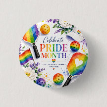 Der Pride Pickleball Regenbogen thematisiert