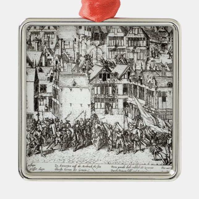 Der Prinz der Orange Silbernes Ornament (Vorne)