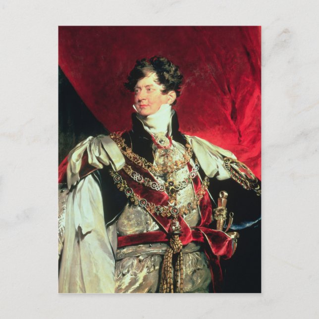 Der Prinz Regent, später George IV 2 Postkarte (Vorderseite)