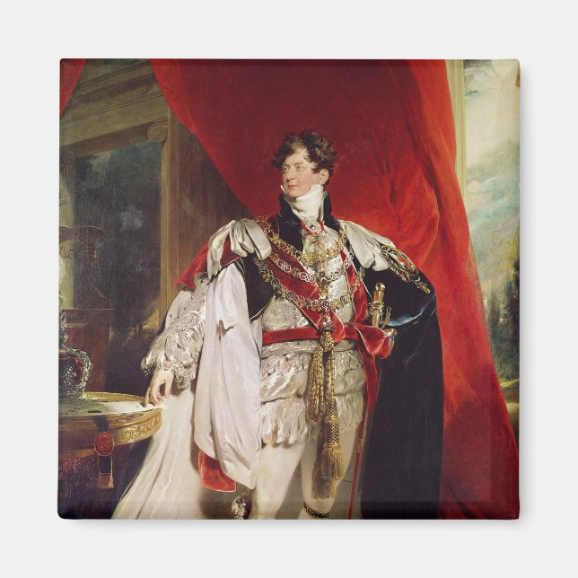 Der Prinz Regent, später George IV Magnet (Vorne)