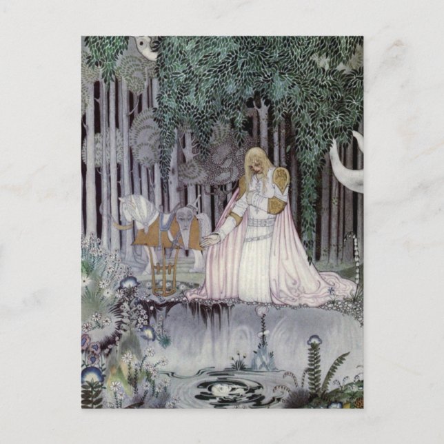 Der Prinz und der Pool Postkarte (Vorderseite)