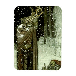 „Der Prinz und der Tomten“ von John Bauer Magnet
