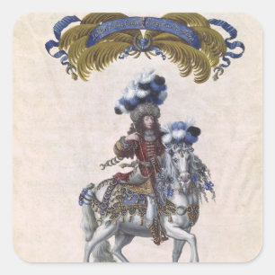 Der Prinz von Konde Quadratischer Aufkleber