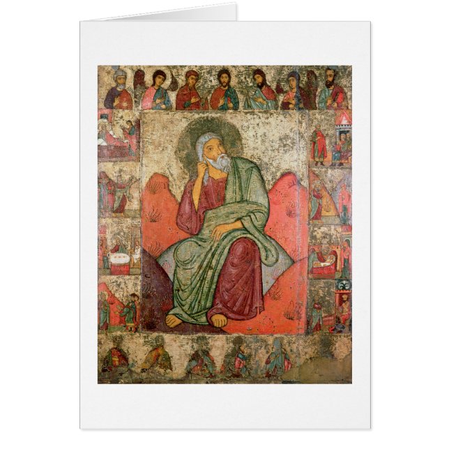 Der Prophet Elija, Pskov-Schule (Platte) (Vorne)