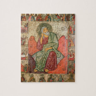 Der Prophet Elija, Pskov-Schule (Platte) Puzzle