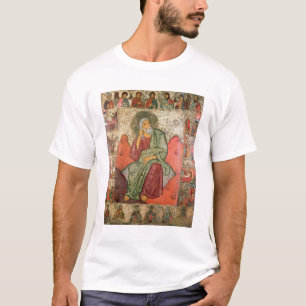 Der Prophet Elija, Pskov-Schule (Platte) T-Shirt
