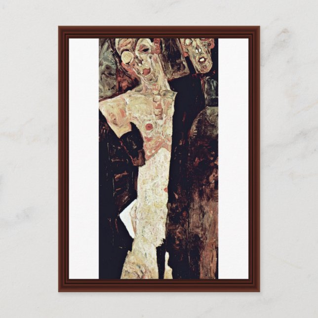 Der Prophet, Englisch: Der Prophet " Postkarte (Vorderseite)