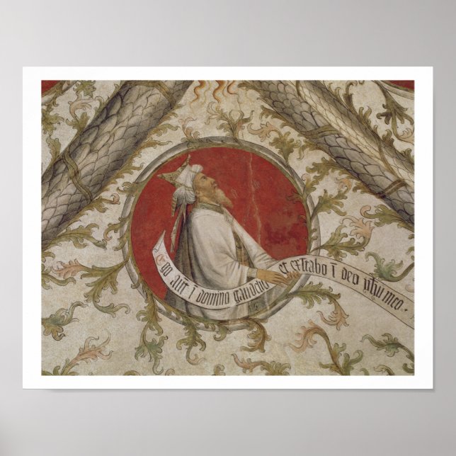 Der Prophet Habakkuk aus der Loggia d'Annunciazi Poster (Vorne)