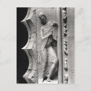 Der Prophet Isaiah löst ein Phylakterium aus Postkarte