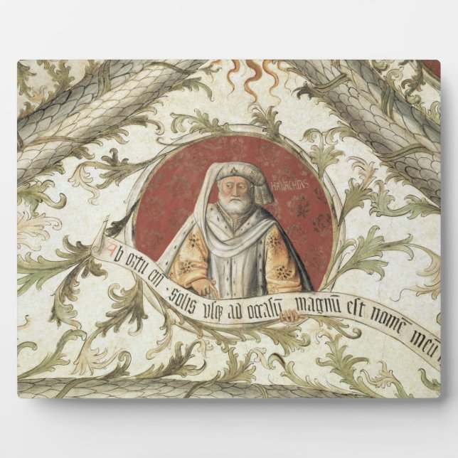 Der Prophet Malachi von der Loggia d'Annunciazio Fotoplatte (Vorderseite)