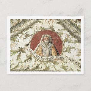 Der Prophet Malachi von der Loggia d'Annunciazio Postkarte