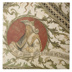 Der Prophet Micah, vom Loggia d'Annunciazione Fliese