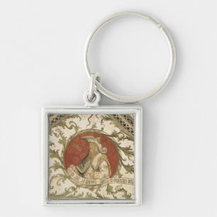 Der Prophet Micah, vom Loggia d'Annunciazione Schlüsselanhänger