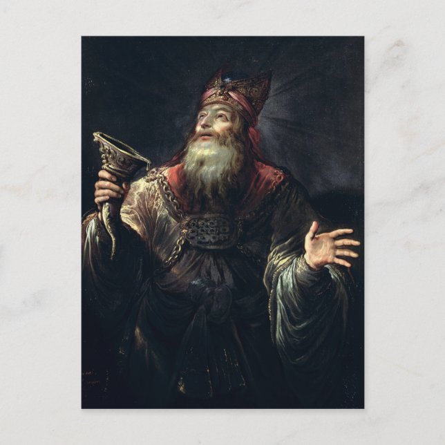 Der Prophet Samuel Postkarte (Vorderseite)
