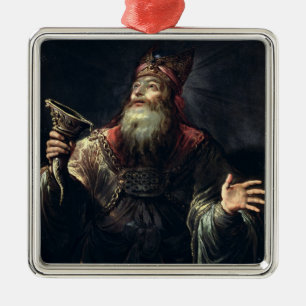 Der Prophet Samuel Silbernes Ornament