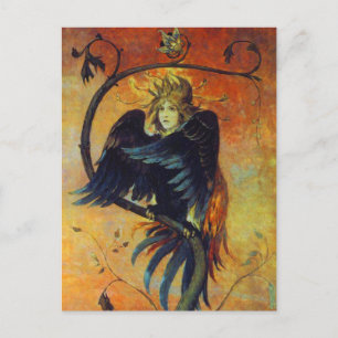 Der prophetische Vogel Postkarte