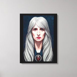 Der Protector Elder Hexe Fantasy Art Malerei Leinwanddruck