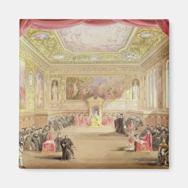 Der Prozess, Akt IV, Szene I von Charles Kean-Befü Magnet (Vorne)