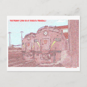Der PRR lebt am Juniata Terminal Postkarte