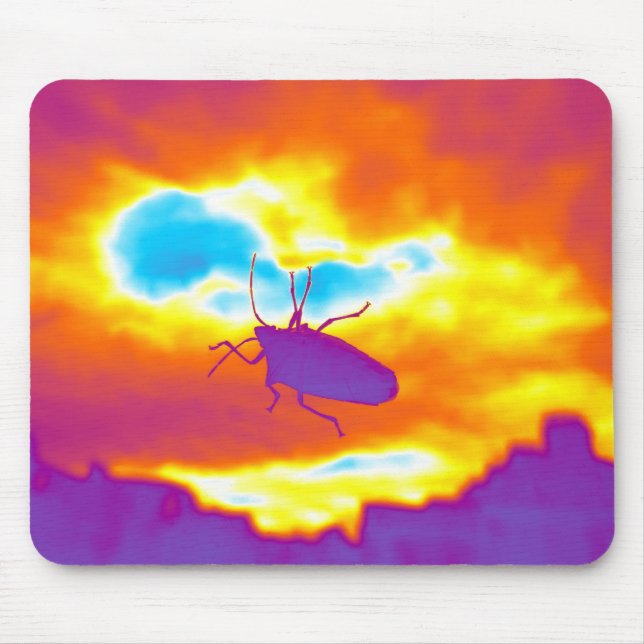 Der psychedelische Fehler Mousepad (Vorne)