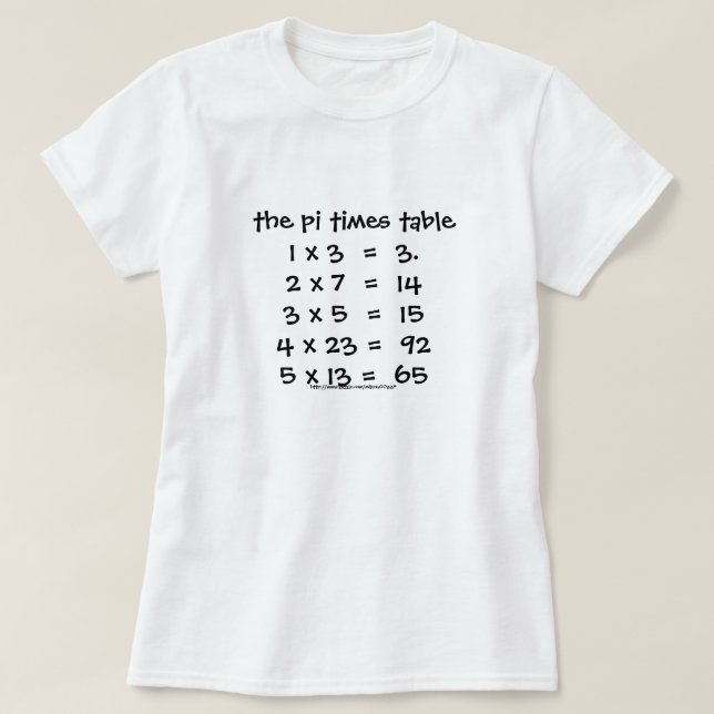 der PU setzt Zeit Tabelle fest T-Shirt (Design vorne)