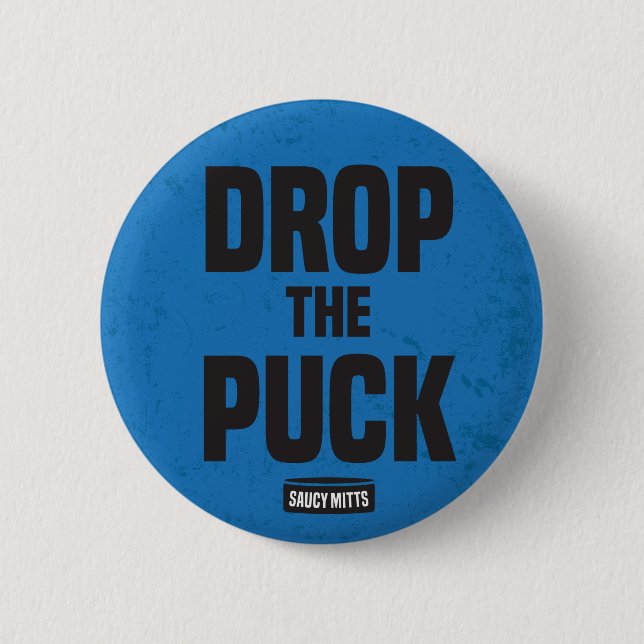 Der Puck Hockey Button (Vorderseite)