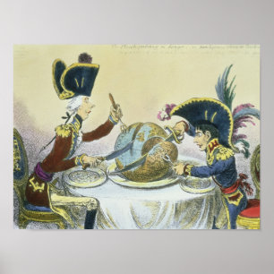 Der Pudding in Gefahr, 1805 Poster