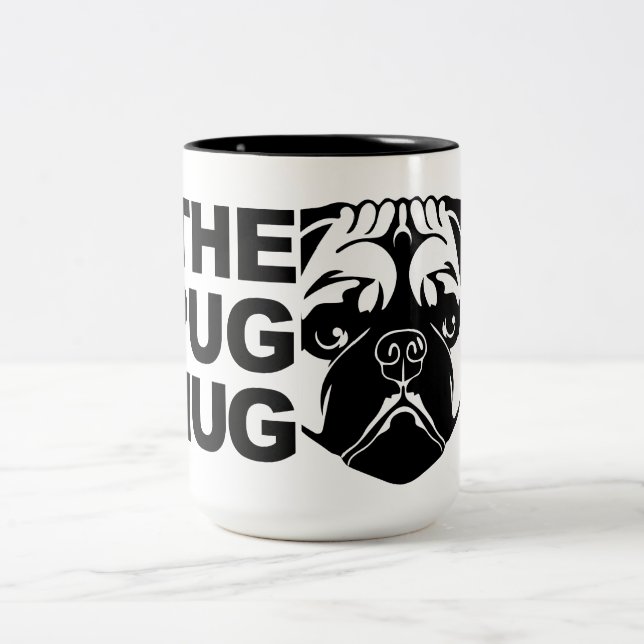 Der Pug Mug - Süße Kaffeetasse (Mittel)