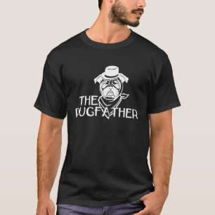 Der Pugfather Bester Hund Papa Männer Pug Baby Der T-Shirt