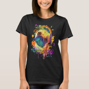 Der Puggle ist echter Pug Humor Holländischer Bull T-Shirt