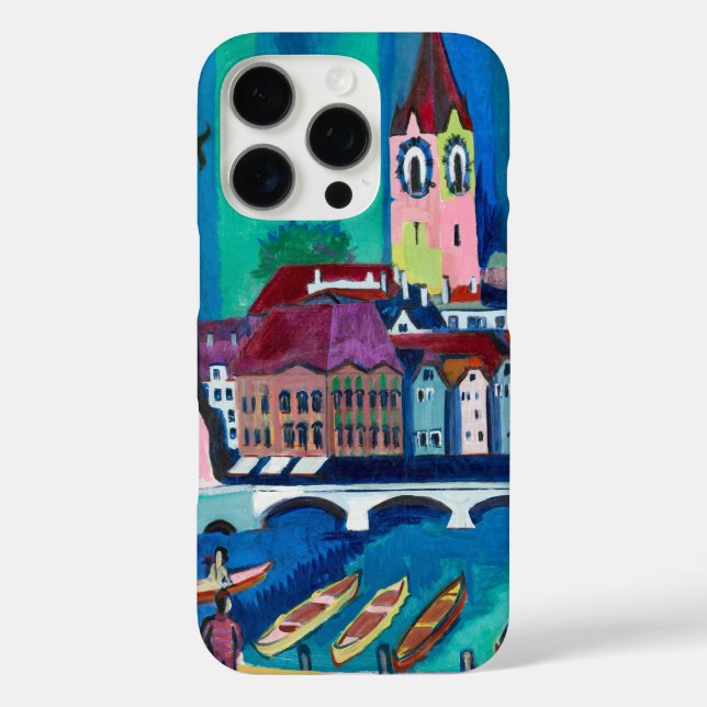 Der Puls der Stadt, Ernst Ludwig Kirchner Zürich Case-Mate iPhone Hülle (Rückseite)