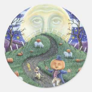 DER PUMPKIN MANN, FOLGE ART HALLOWEEN STICKERS RUN