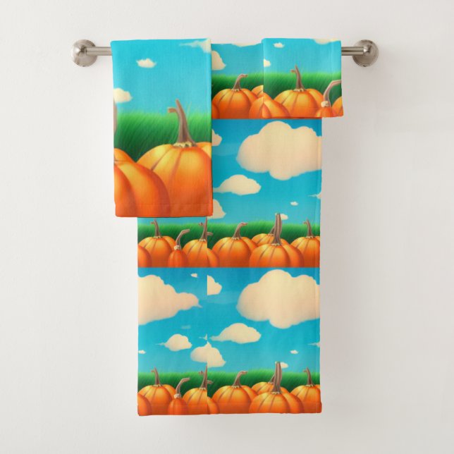 Der Pumpkin-Patch Badhandtuch Set (Insitu)