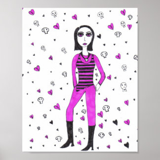 Der Punk Chick Poster