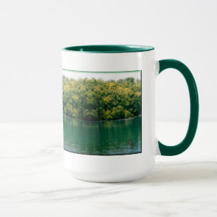 Der Punkt des grünen Mannes Tasse