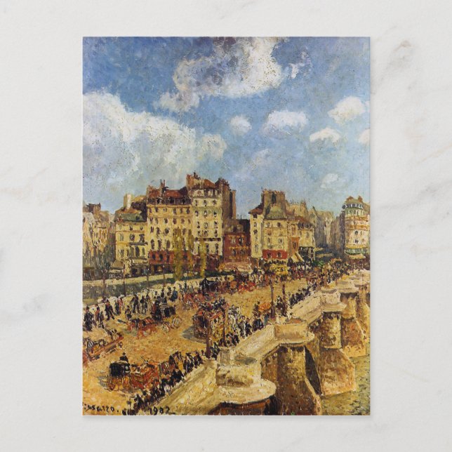 Der Punkt Neuf von Camille Pissarro Postkarte (Vorderseite)