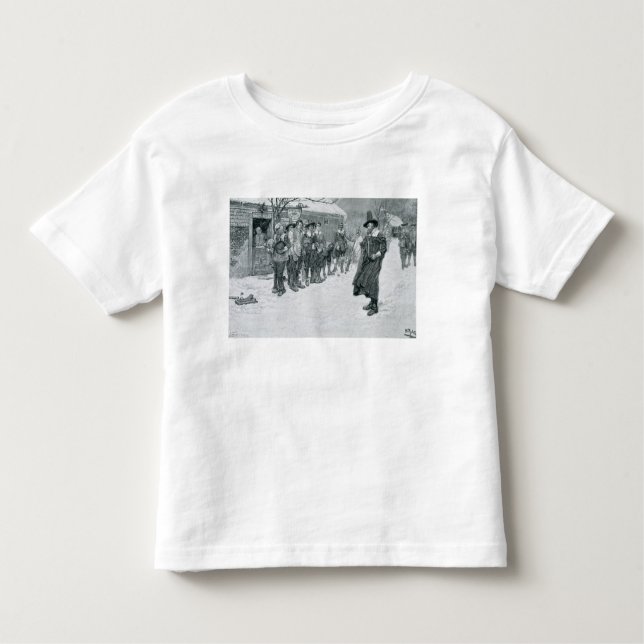 Der Puritaner-Gouverneur Kleinkind T-shirt (Vorderseite)