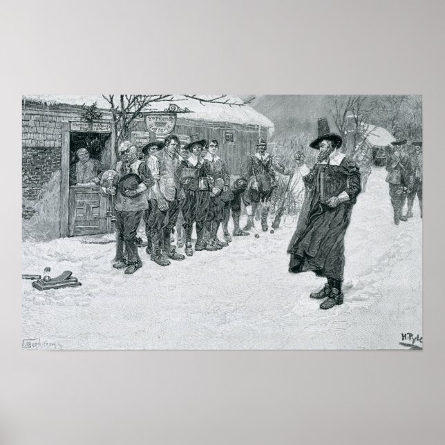 Der puritanische Gouverneur Poster (Vorne)