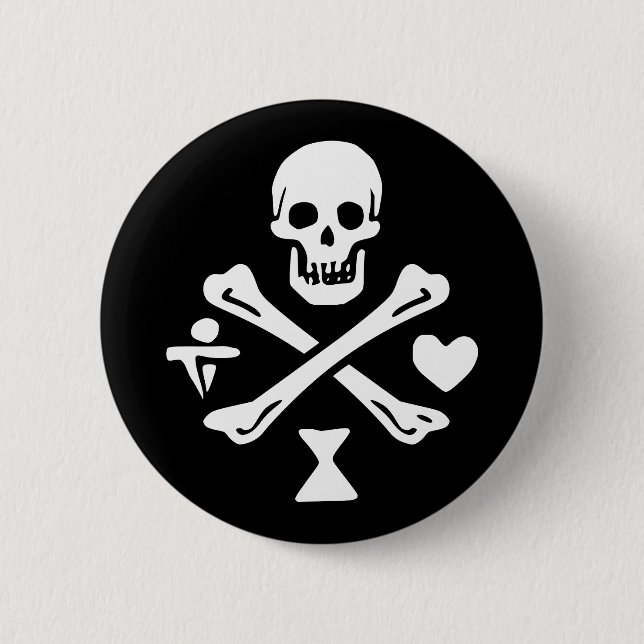 Der Pyrate Saga Knopf Button (Vorderseite)