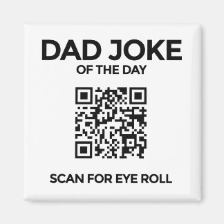 Der QR-Vater Joke Magnet