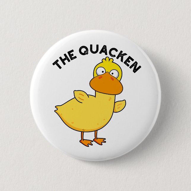 Der Quacken Funny Duck Pub Button (Vorderseite)