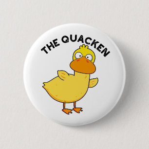 Der Quacken Lustige Enten-Wortwitz Button