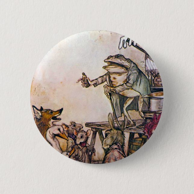 Der Quackfrosch Button (Vorderseite)