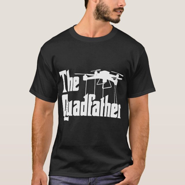 der quadfather Vater T-Shirt (Vorderseite)