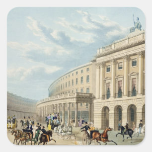 Der Quadrant, Regente Straße, von Piccadilly Circ Quadratischer Aufkleber