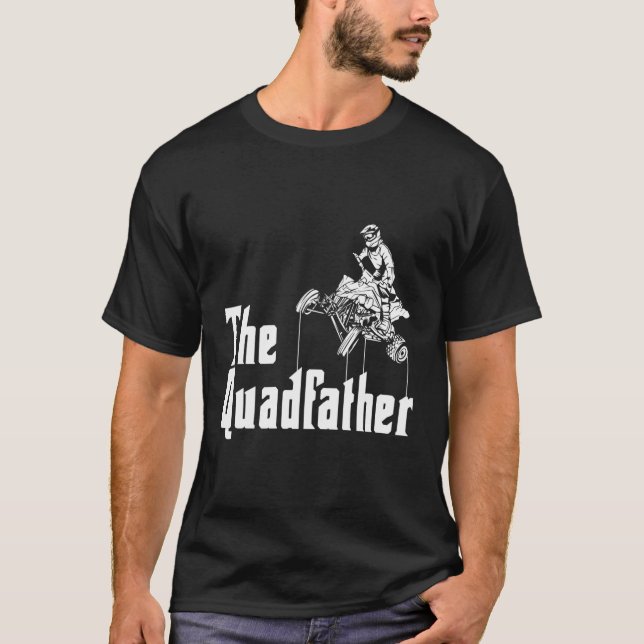 Der Quadvater ATV Quad Bike T-Shirt (Vorderseite)