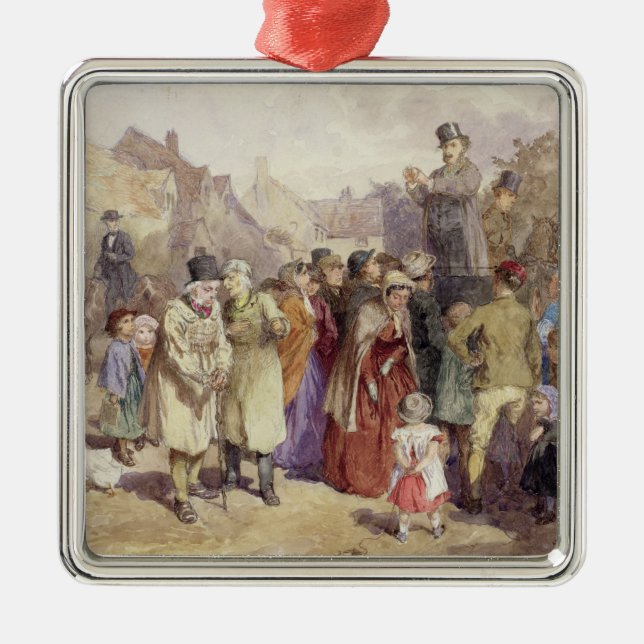 Der Quaken-Doktor Silbernes Ornament (Vorne)