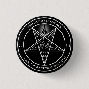 Der Quintessentials "Baphomet" Knopf Button